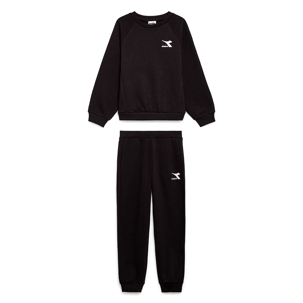 DIADORA JB. TRACKSUIT HD GLOSS TUTA FELPA COMPLETO BAMBINE INVERNALE 102.179867