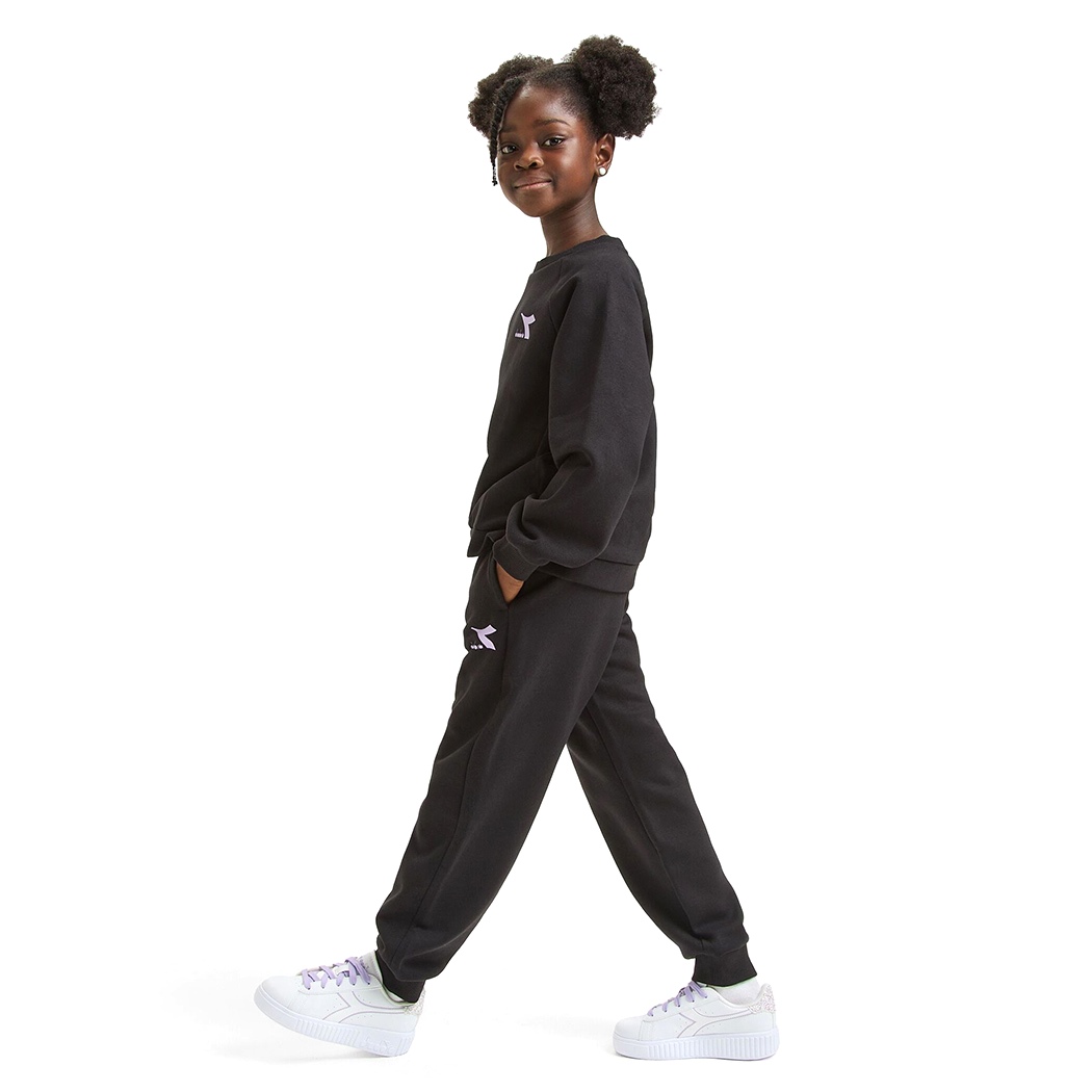 DIADORA JB. TRACKSUIT HD GLOSS TUTA FELPA COMPLETO BAMBINE INVERNALE 102.179867