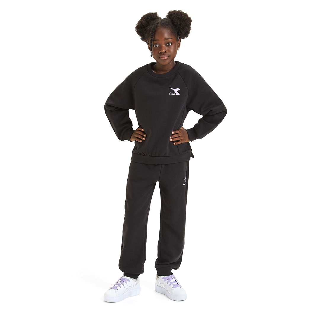 DIADORA JB. TRACKSUIT HD GLOSS TUTA FELPA COMPLETO BAMBINE INVERNALE 102.179867