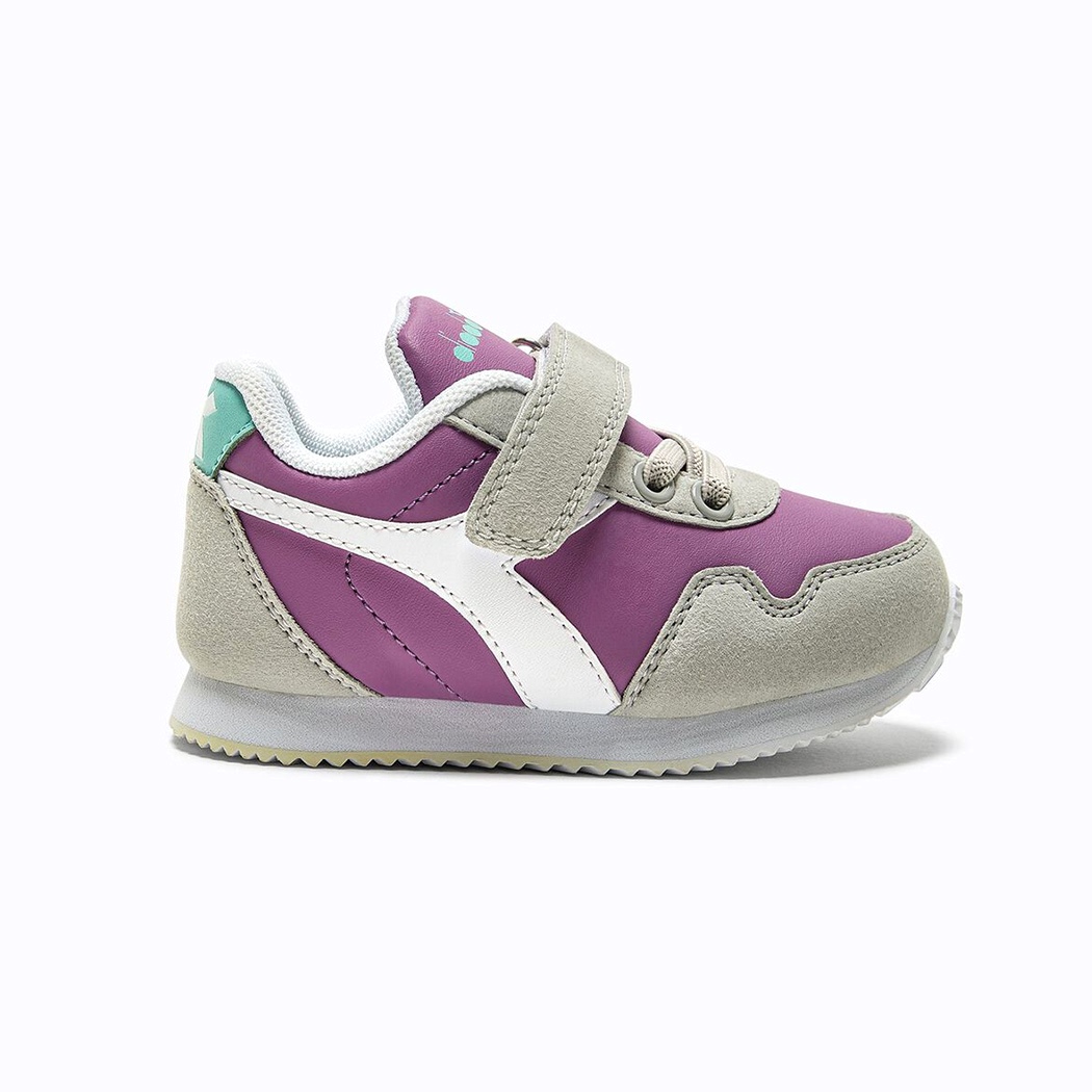 DIADORA SIMPLE RUN TD SCARPE SNEAKERS BAMBINO BAMBINA STRAPPO SPORT 101.179735