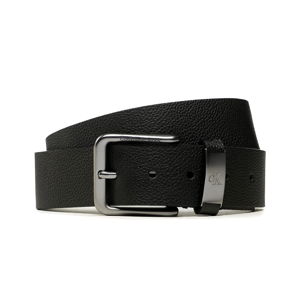 CALVIN KLEIN CINTURA UOMO LOGO IMPRESSO VERA PELLE FIBBIA BELT CINTA K50K5I0782