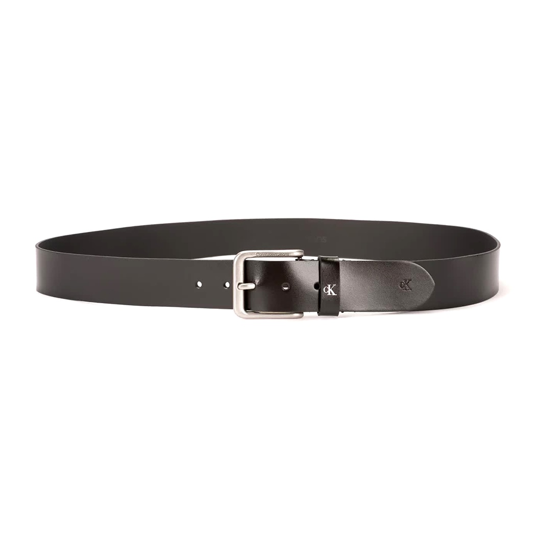 CALVIN KLEIN CINTURA UOMO LOGO IMPRESSO VERA PELLE FIBBIA BELT CINTA K50K5I0785