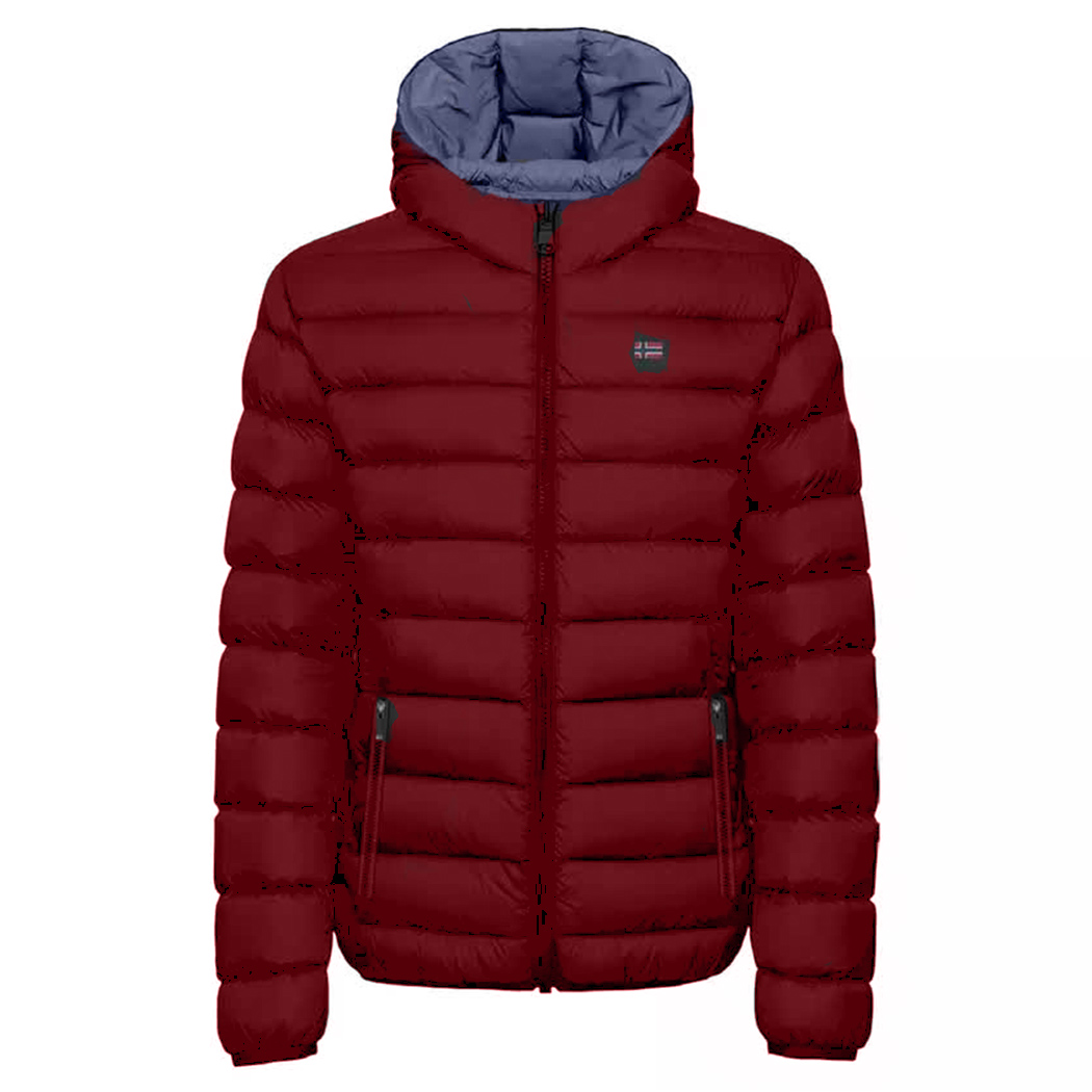 NORWAY GIUBBOTTO GIACCA IMBOTTITA GIUBBINO PIUMINO UOMO CON CAPPUCCIO 119150