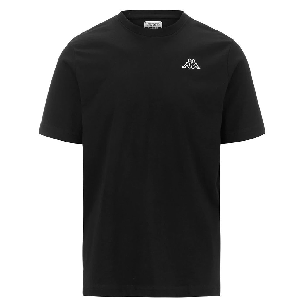 KAPPA CAFERS T-SHIRT UOMO MAGLIA COTONE JERSEY SPORT REGULAR FIT LOGO 304J150