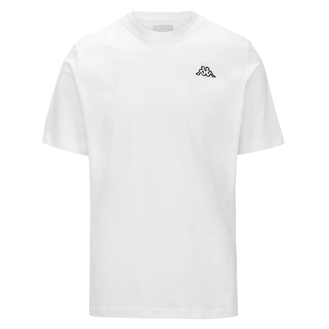 KAPPA CAFERS T-SHIRT UOMO MAGLIA COTONE JERSEY SPORT REGULAR FIT LOGO 304J150