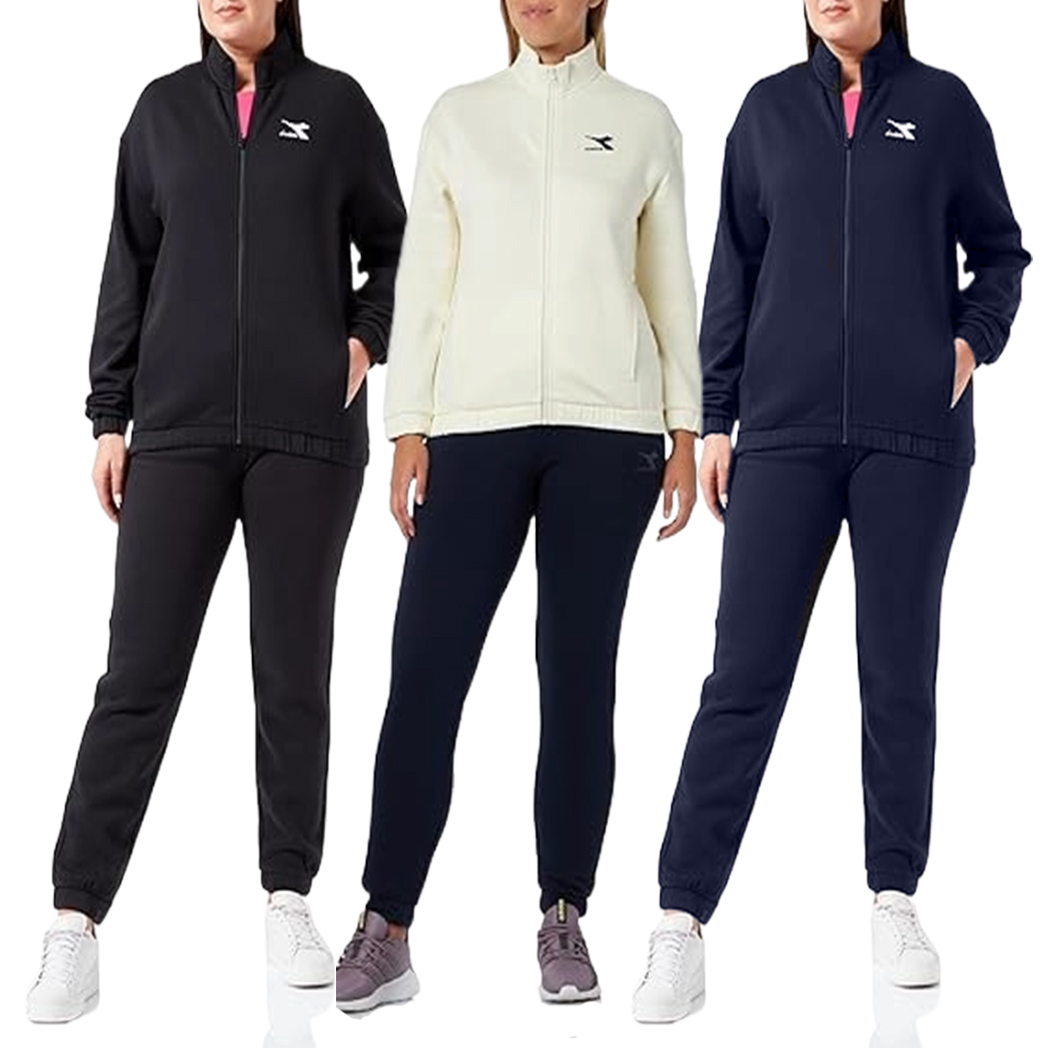 DIADORA L.TRACKSUIT FZ CORE TUTA DONNA INVERNALE ZIP FELPA PANTALONI 102.179886