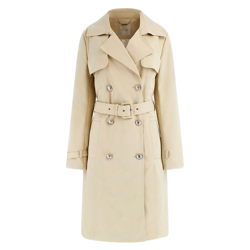 GUESS TRENCH CLASSICO CAPPOTTO DONNA GIACCA GIUBBINO PRIMAVERILE W4RL00WF5Z2