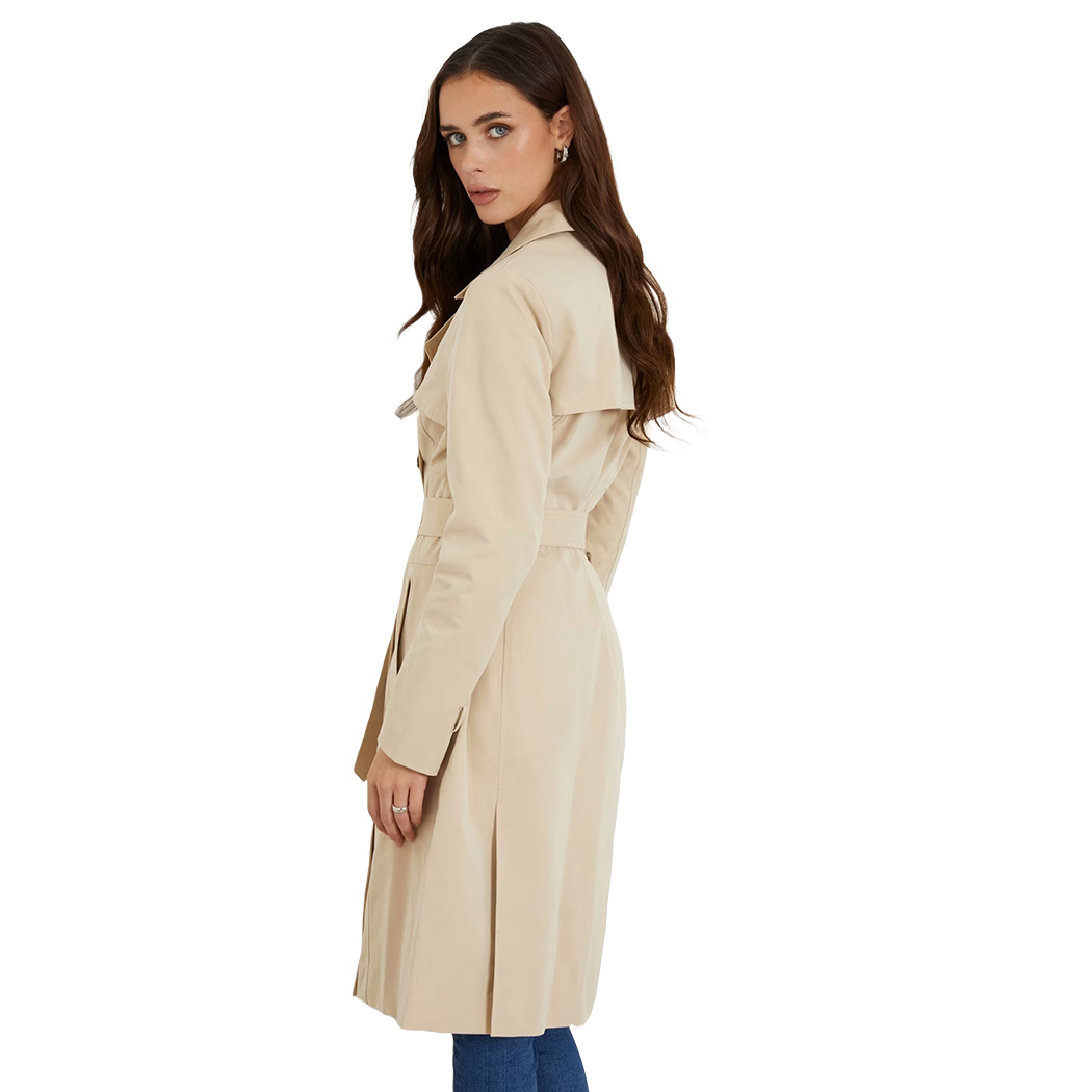 GUESS TRENCH CLASSICO CAPPOTTO DONNA GIACCA GIUBBINO PRIMAVERILE W4RL00WF5Z2