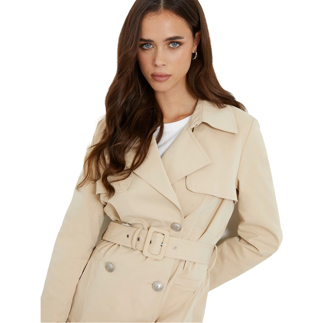 GUESS TRENCH CLASSICO CAPPOTTO DONNA GIACCA GIUBBINO PRIMAVERILE W4RL00WF5Z2