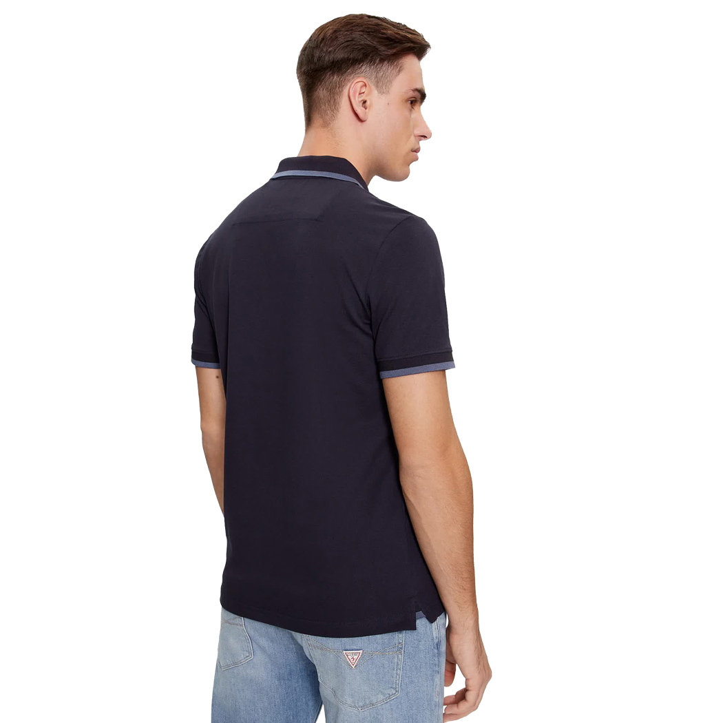 GUESS POLO UOMO T-SHIRT PIQUET COTONE STRETCH MAGLIA ESTATE SPORT M4RP60K7O64