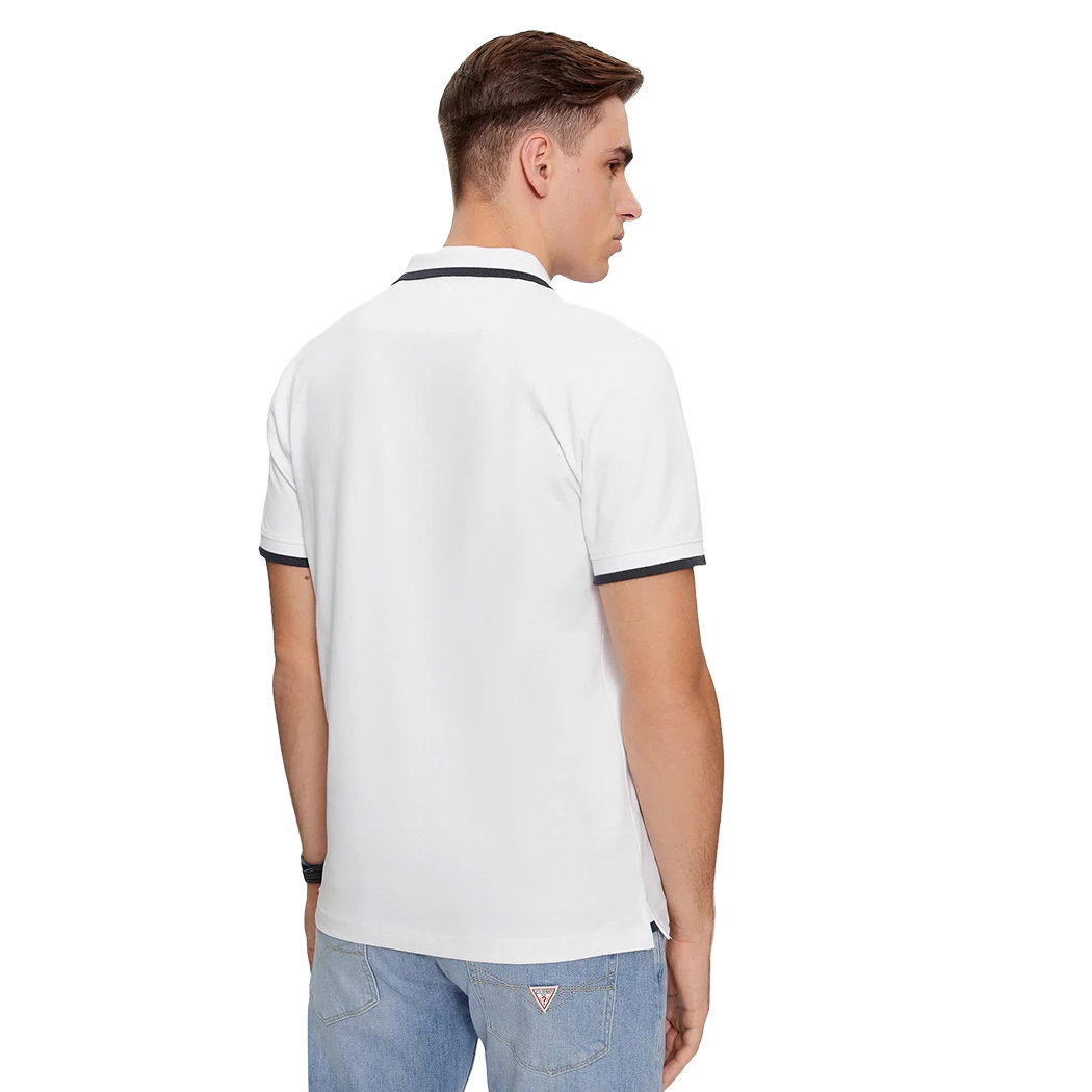 GUESS POLO UOMO T-SHIRT PIQUET COTONE STRETCH MAGLIA ESTATE SPORT M4RP60K7O64