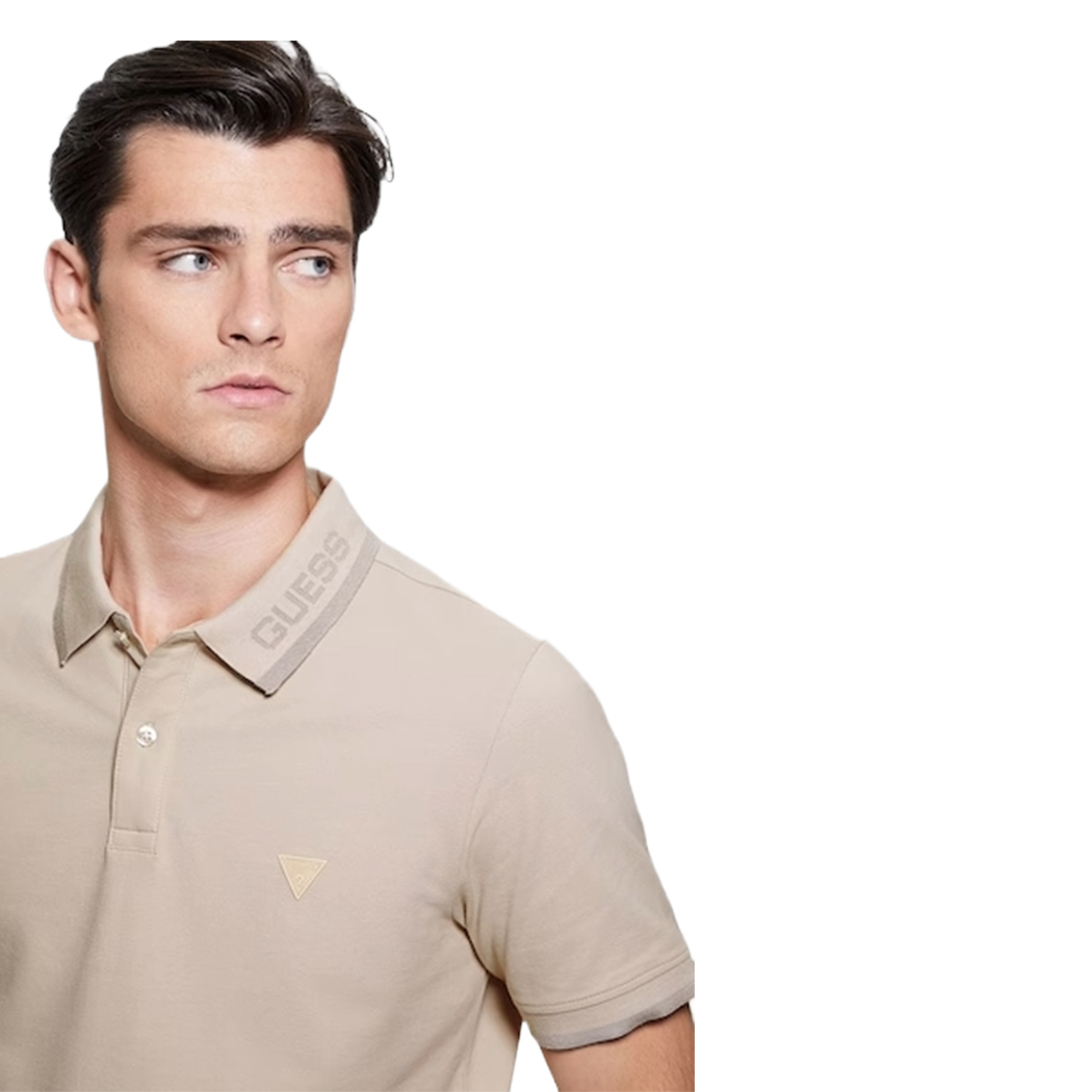 GUESS POLO UOMO T-SHIRT PIQUET COTONE STRETCH MAGLIA ESTATE SPORT M4RP60K7O64