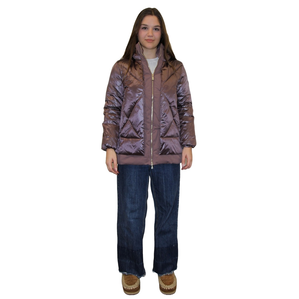 YES-ZEE GIUBBOTTO DONNA GIUBBINO GIACCA TRAPUNTATO FINTO GILET ZIP O008/O100