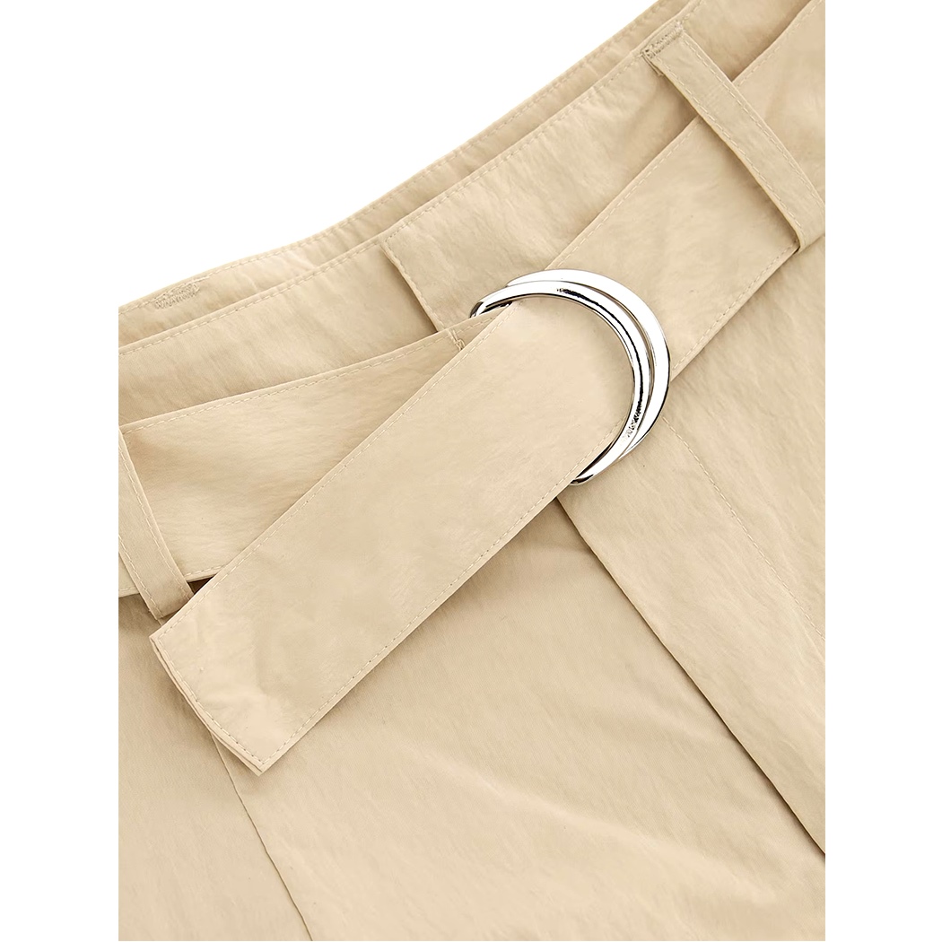 GUESS PANTALONI DONNA CARGO A VITA MEDIA TWILL SPORT LOGO RELAXED W4RB18WFVV0