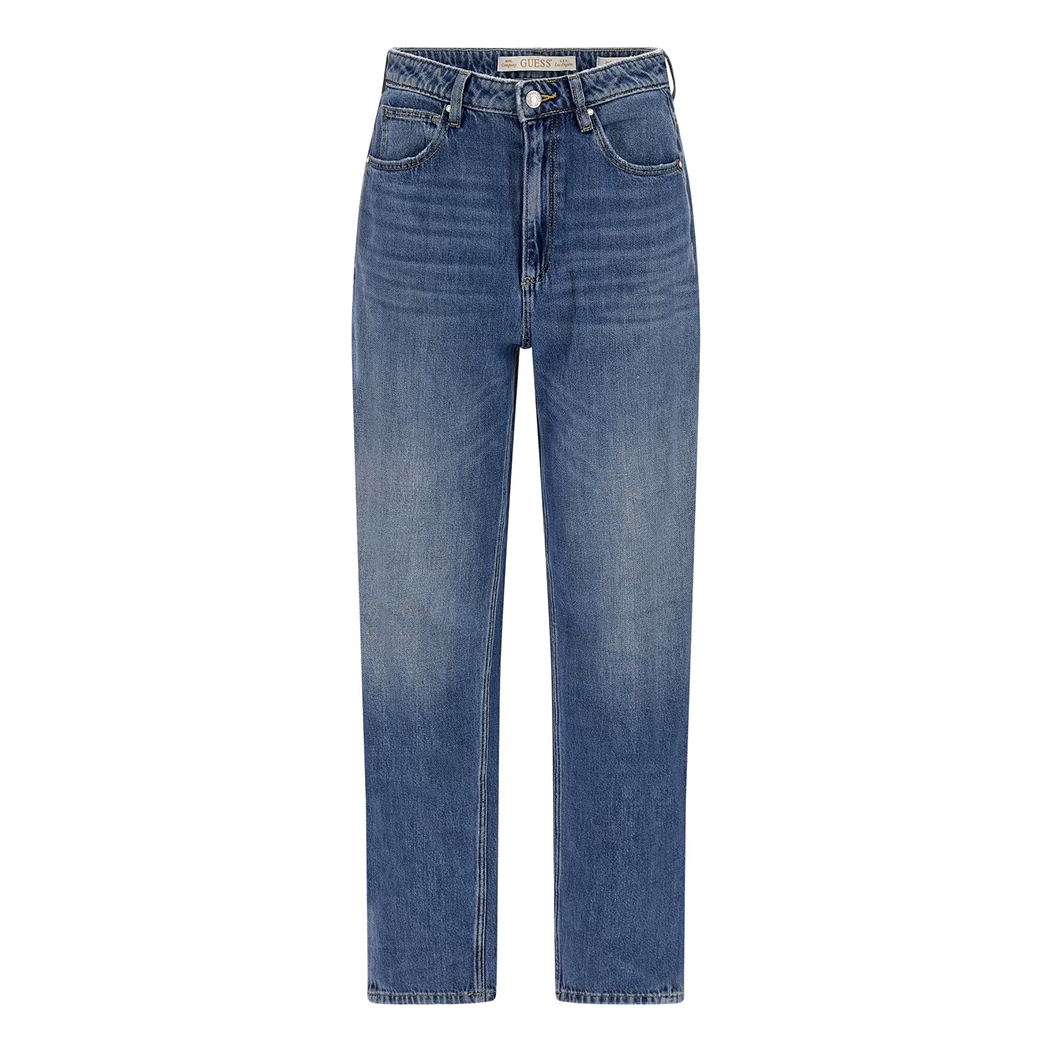 GUESS JEANS PANTALONI 5 TASCHE DONNA GIRL MOM VINTAGE VITA ALTA W4RA21D5912