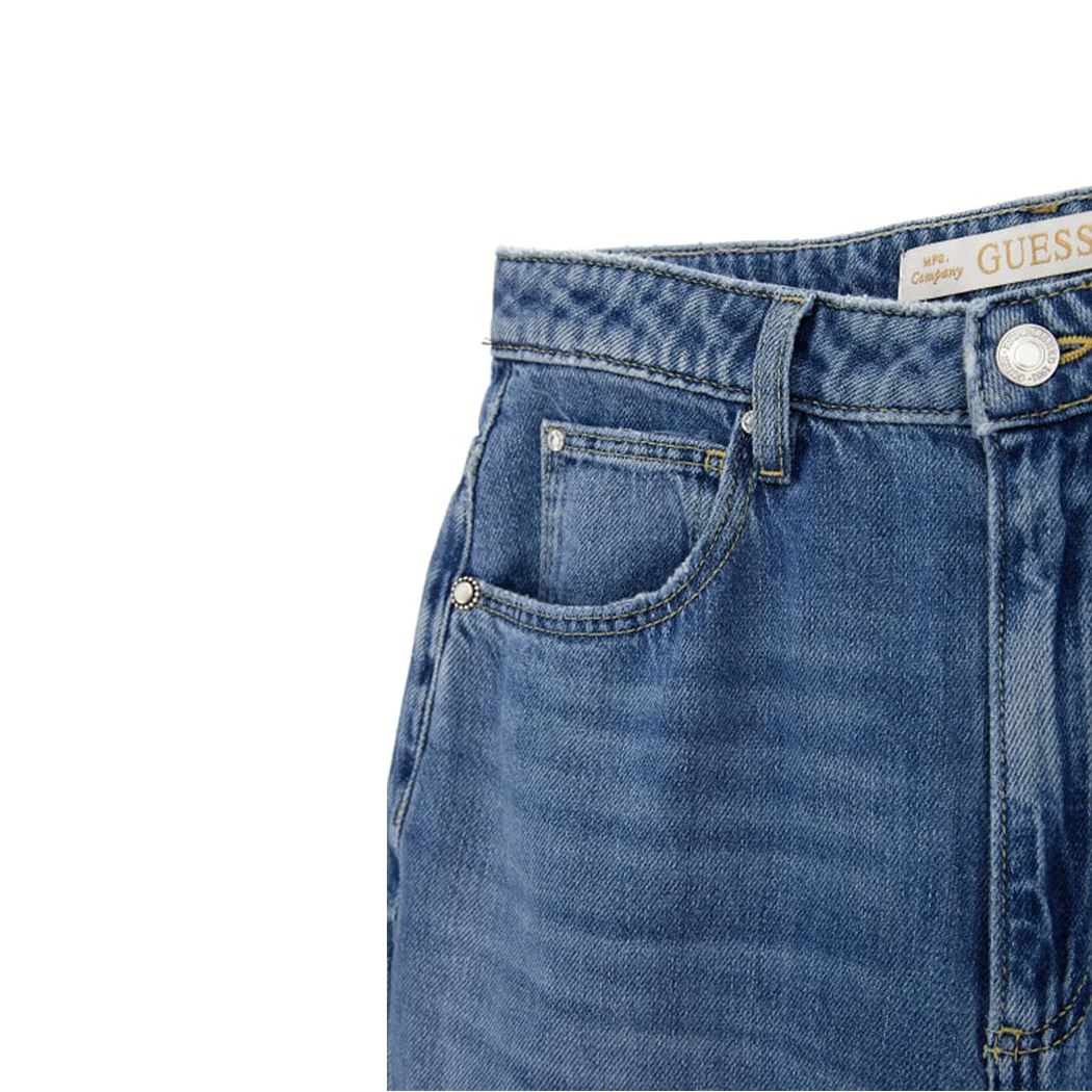 GUESS JEANS PANTALONI 5 TASCHE DONNA GIRL MOM VINTAGE VITA ALTA W4RA21D5912
