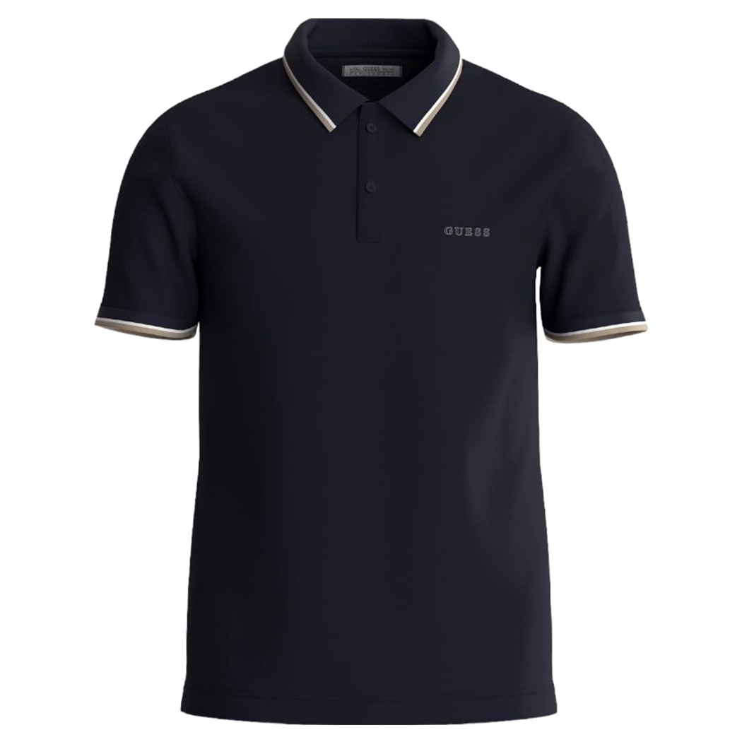 GUESS POLO UOMO T-SHIRT PIQUET COTONE STRETCH MAGLIA ESTATE SPORT M4GP60K7O64