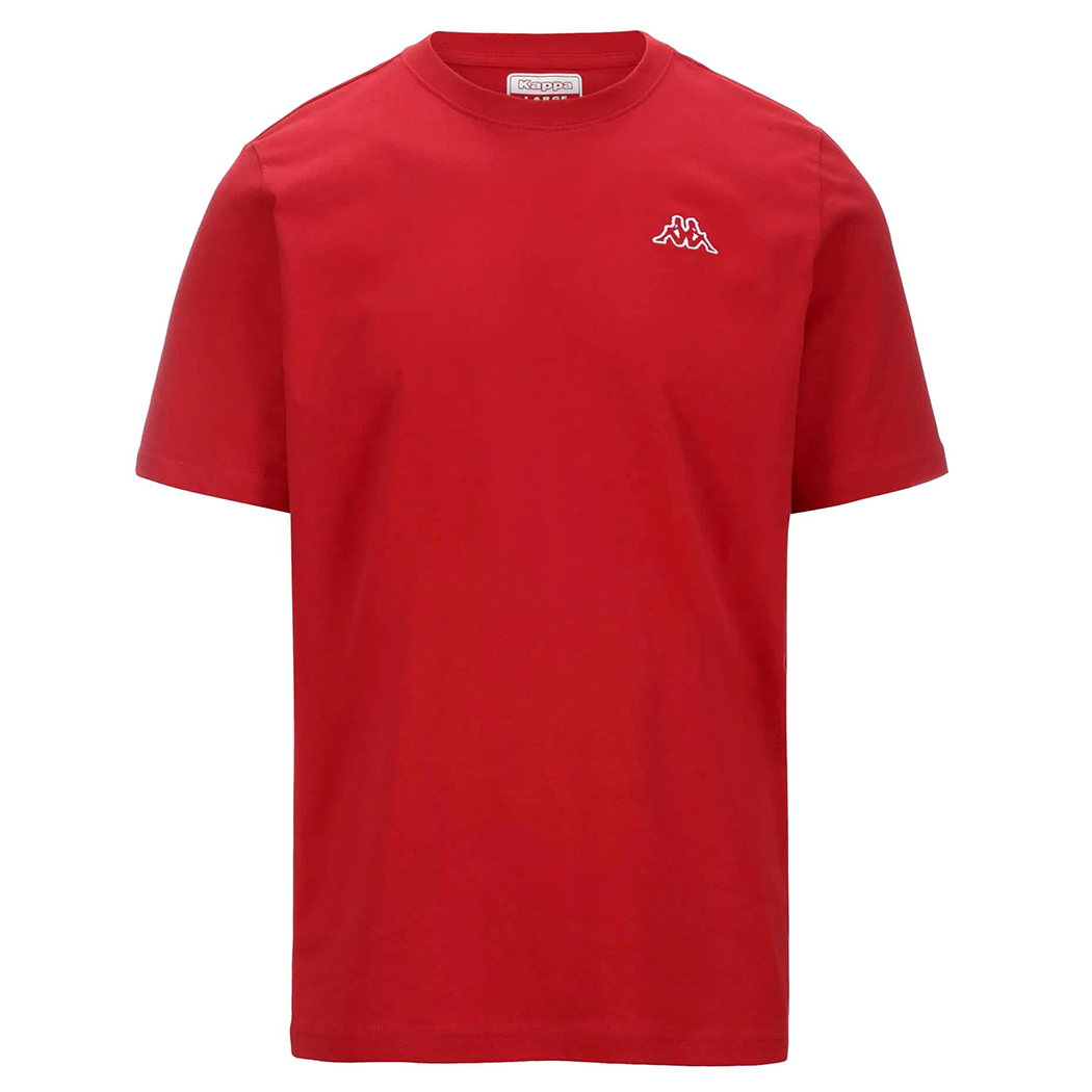 KAPPA CAFERS T-SHIRT UOMO MAGLIA COTONE JERSEY SPORT REGULAR FIT LOGO 304J150