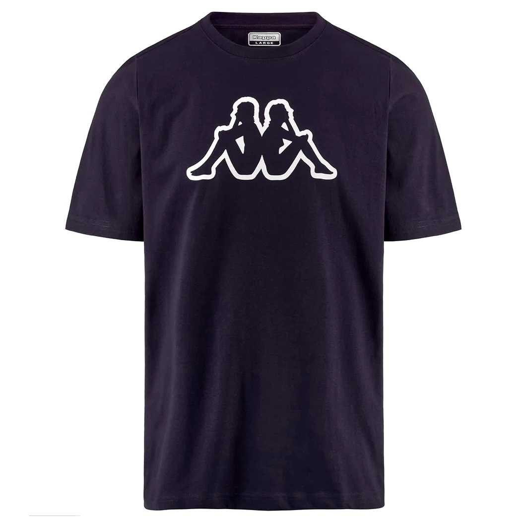 KAPPA T-SHIRT UOMO MAGLIA COTONE JERSEY SPORT REGULAR FIT LOGO CROMEN 303HZ70