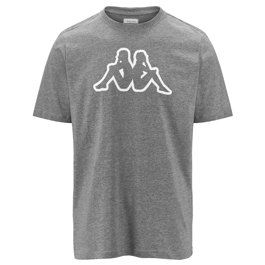 KAPPA T-SHIRT UOMO MAGLIA COTONE JERSEY SPORT REGULAR FIT LOGO CROMEN 303HZ70