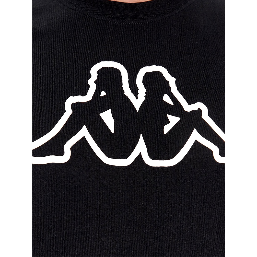 KAPPA T-SHIRT UOMO MAGLIA COTONE JERSEY SPORT REGULAR FIT LOGO CROMEN 303HZ70