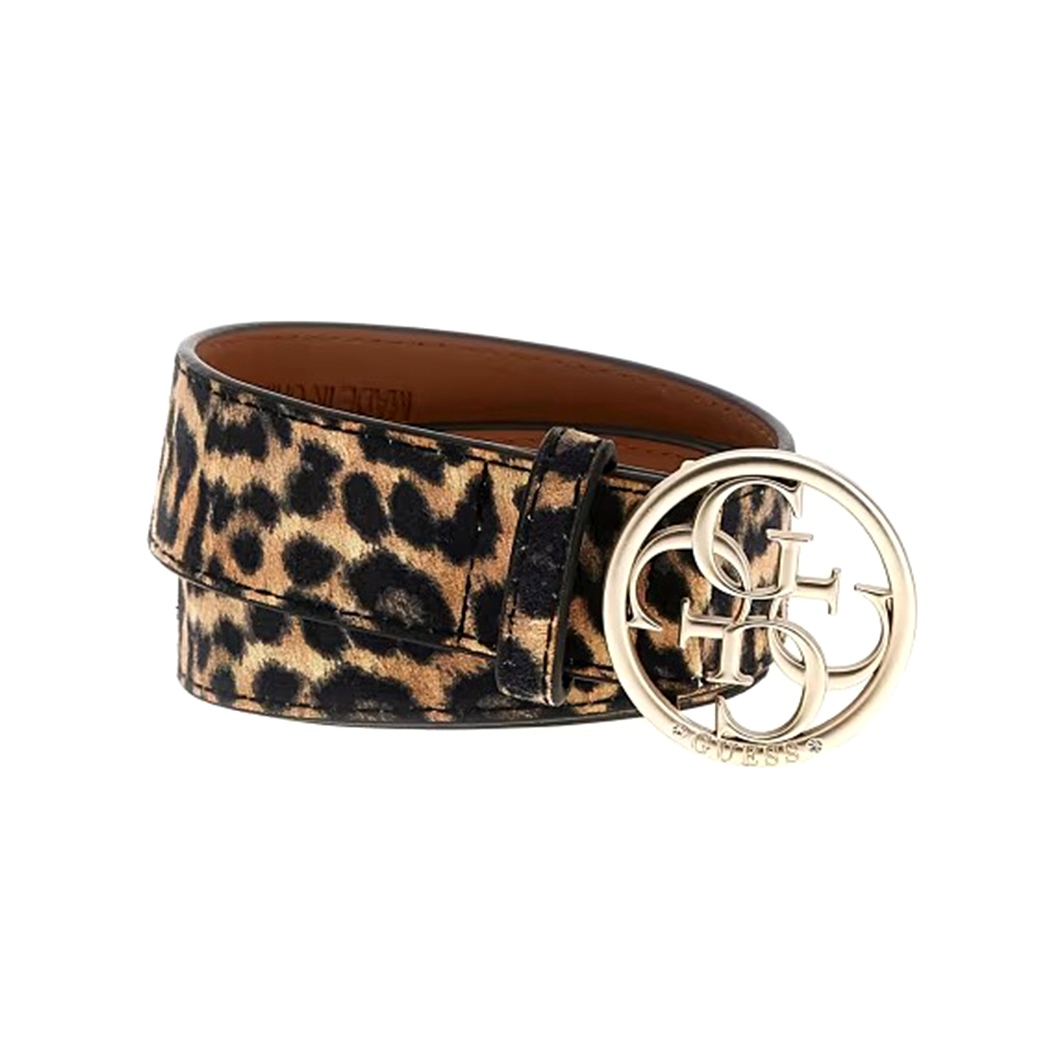 GUESS CINTURA DONNA SUEDE BRILLANTINI LOGO FIBBIA CINTA W4GZ22WG750