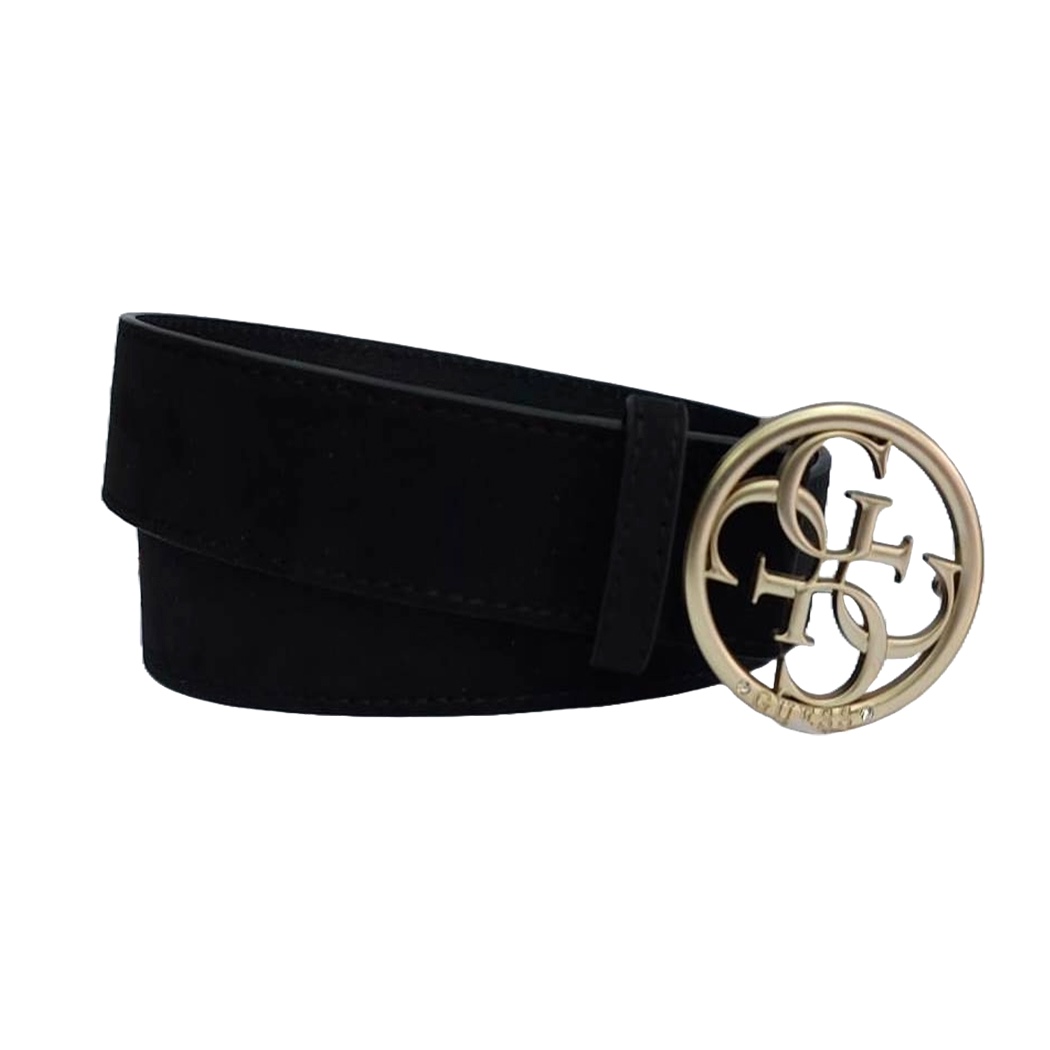 GUESS CINTURA DONNA SUEDE BRILLANTINI LOGO FIBBIA CINTA W4GZ22WG750