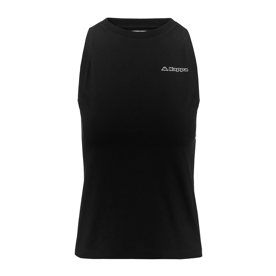 KAPPA LOGO FADIAF SMANICATO CANOTTA TOP T-SHIRT DONNA GIRL RAGAZZA SPORT 381P5WW