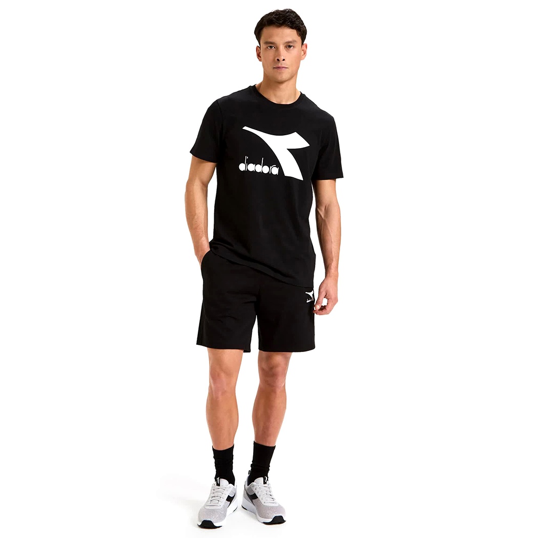 DIADORA T-SHIRT SS CORE UOMO MAGLIA COTONE SPORT TINTA UNITA LOGO 102.179759