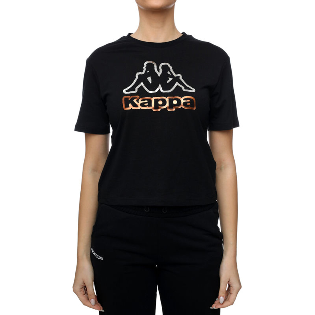 KAPPA LOGO FALELLA T-SHIRT DONNA MAGLIA COTONE SPORT COMFORT CANGIANTE 381R3UW