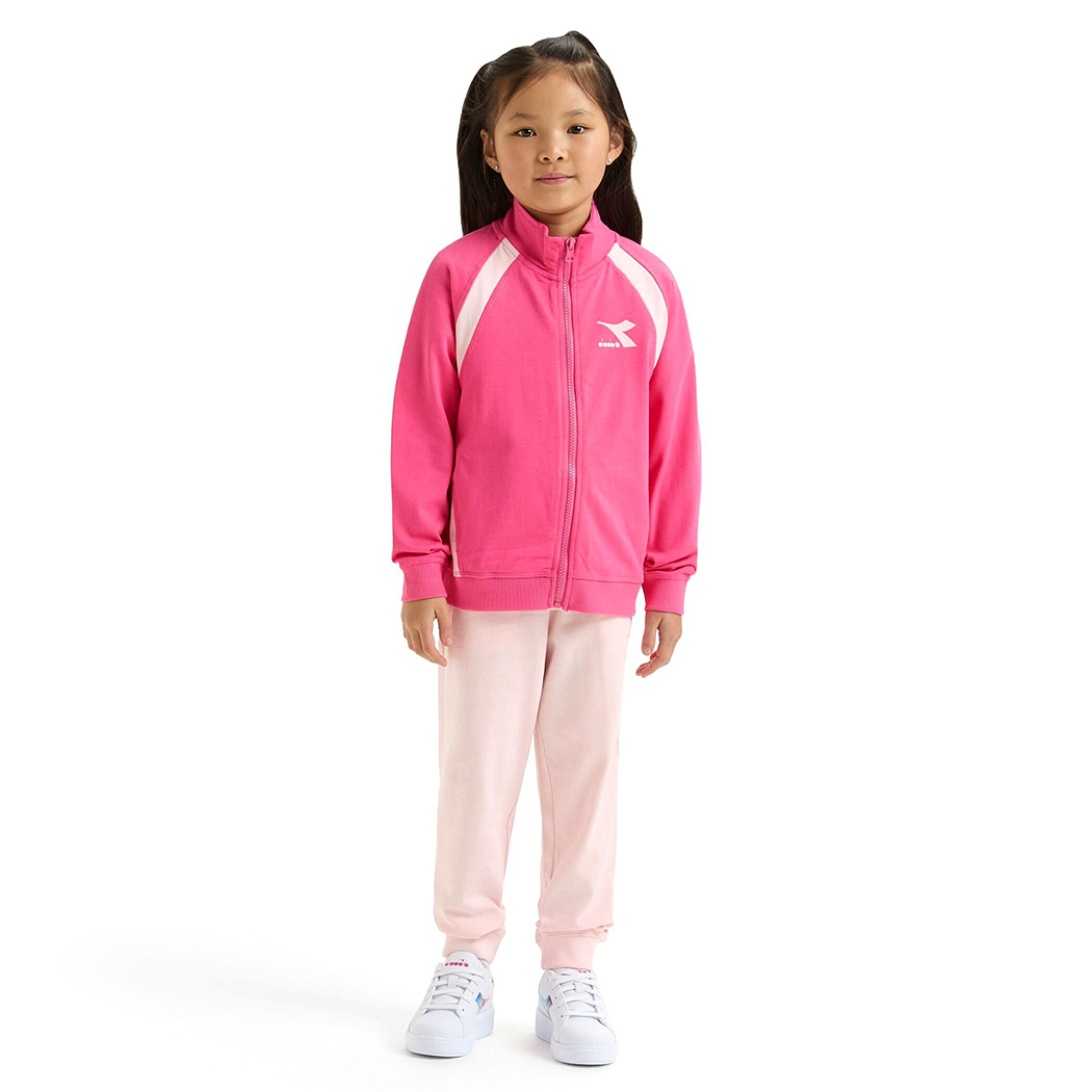 DIADORA JU.TRACKSUIT FZ CORE TUTA FELPA PRIMAVERILE COMPLETO BAMBINI 102.180464