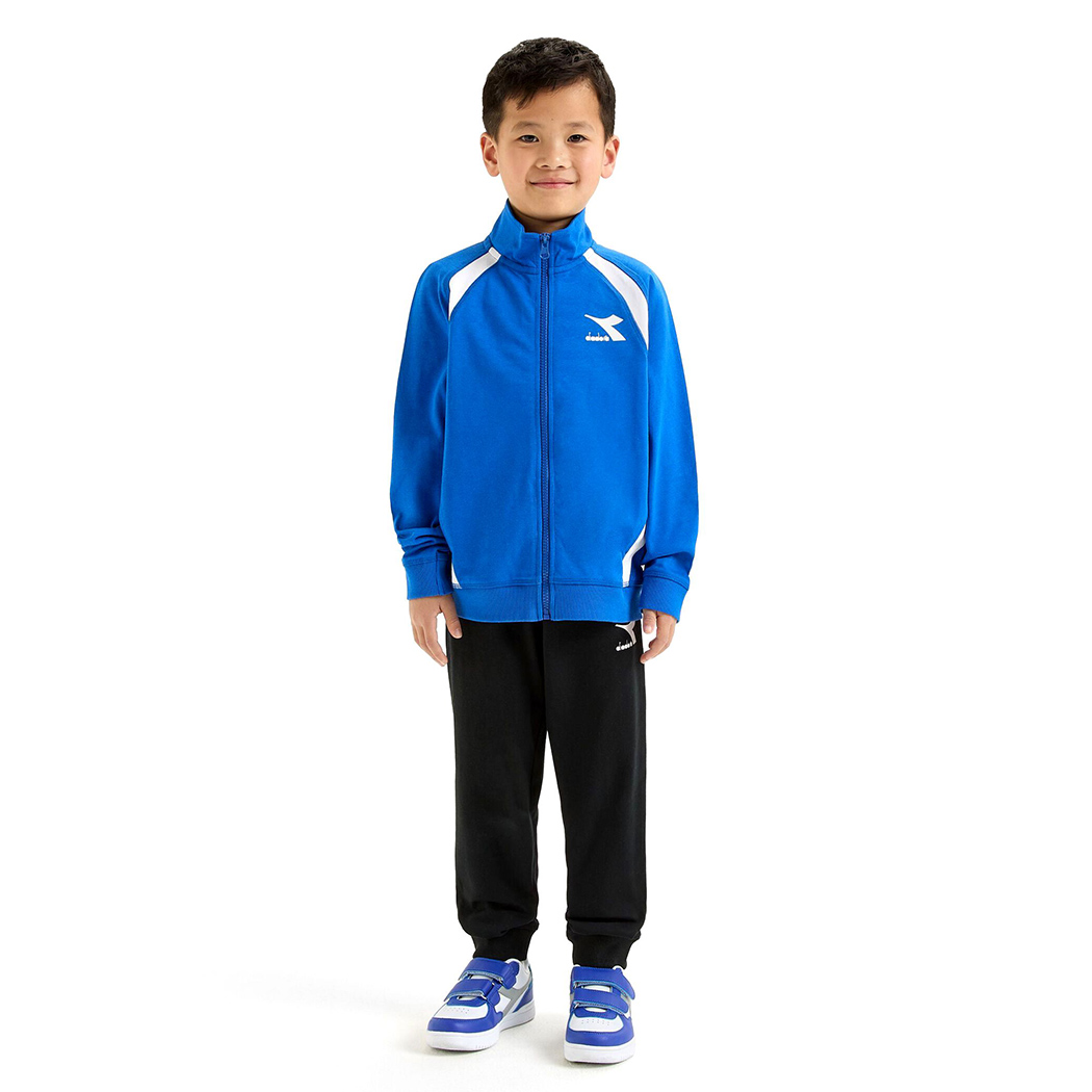 DIADORA JU.TRACKSUIT FZ CORE TUTA  FELPA PRIMAVERILE COMPLETO BAMBINI 102.180464
