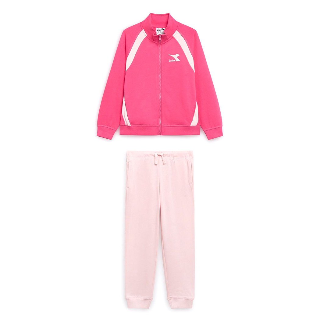 DIADORA JU.TRACKSUIT FZ CORE TUTA  FELPA PRIMAVERILE COMPLETO BAMBINI 102.180464