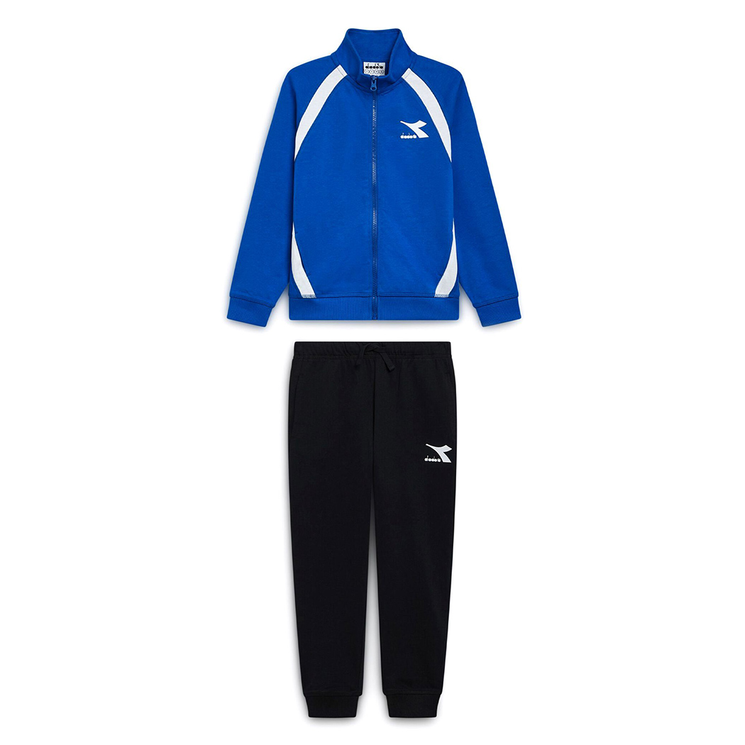 DIADORA JU.TRACKSUIT FZ CORE TUTA  FELPA PRIMAVERILE COMPLETO BAMBINI 102.180464