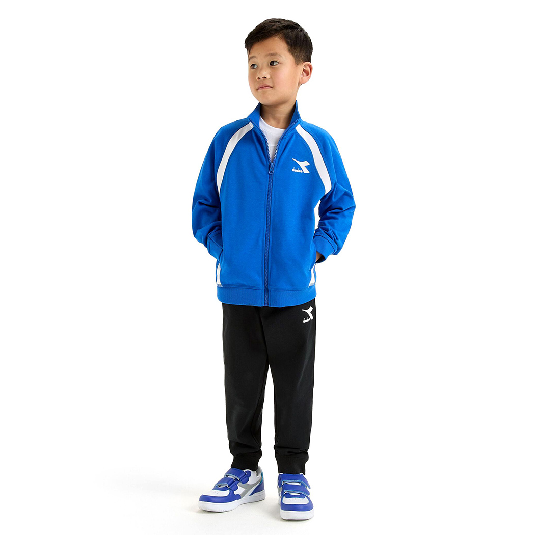 DIADORA JU.TRACKSUIT FZ CORE TUTA FELPA PRIMAVERILE COMPLETO BAMBINI 102.180464