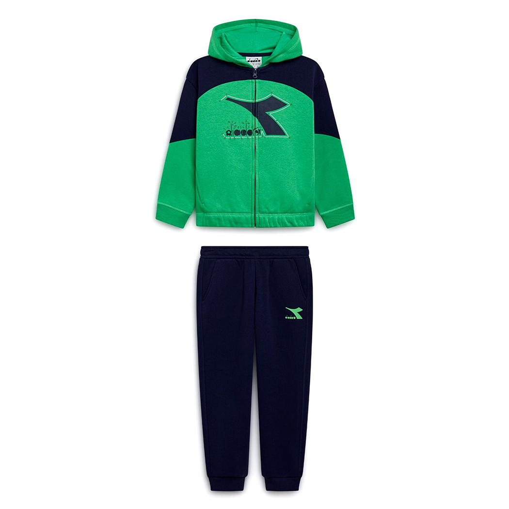 DIADORA JB.TRACKSUIT HD FZ RIDDLE TUTA  FELPA PRIMAVERILE COMPLETO 102.180457