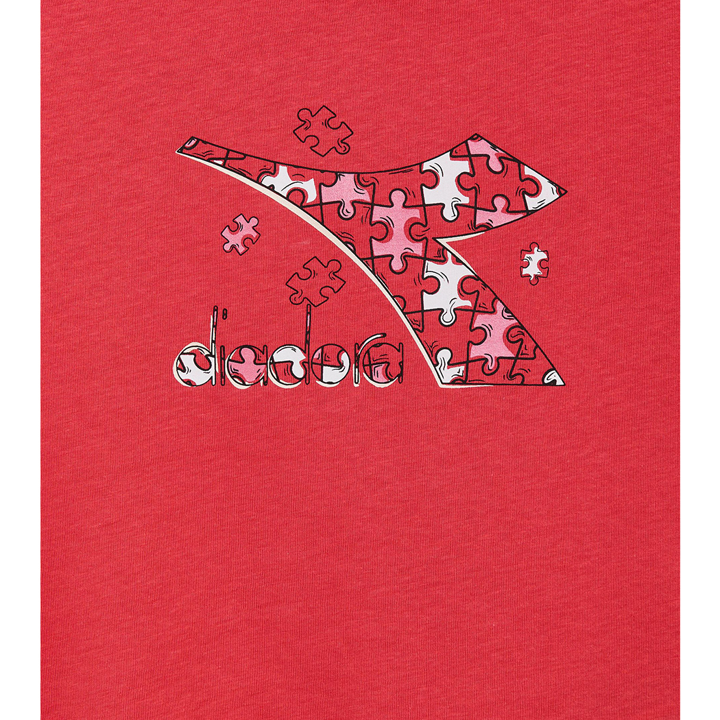 DIADORA JG. SET SS PUZZLES LOGO COMPLETINO SET BIMBA T-SHIRT LEGGINGS 102.180463