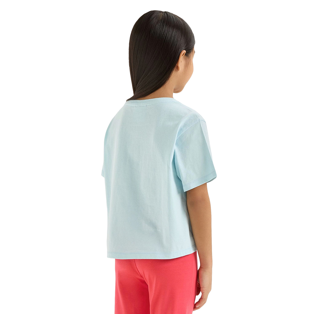 DIADORA JG.T-SHIRT SS PUZZLES MAGLIA BAMBINA COTONE SPORT REGULAR 102.180460