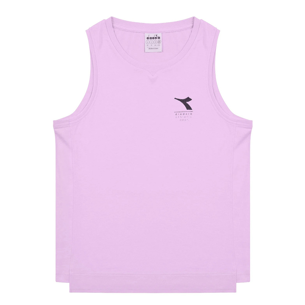DIADORA L.TANK ESSENTIAL SPORT CANOTTA TOP T-SHIRT DONNA COTONE RUN 102.180384