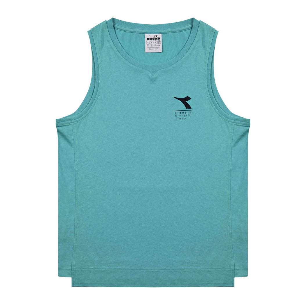 DIADORA L.TANK ESSENTIAL SPORT CANOTTA TOP T-SHIRT DONNA COTONE RUN 102.180384