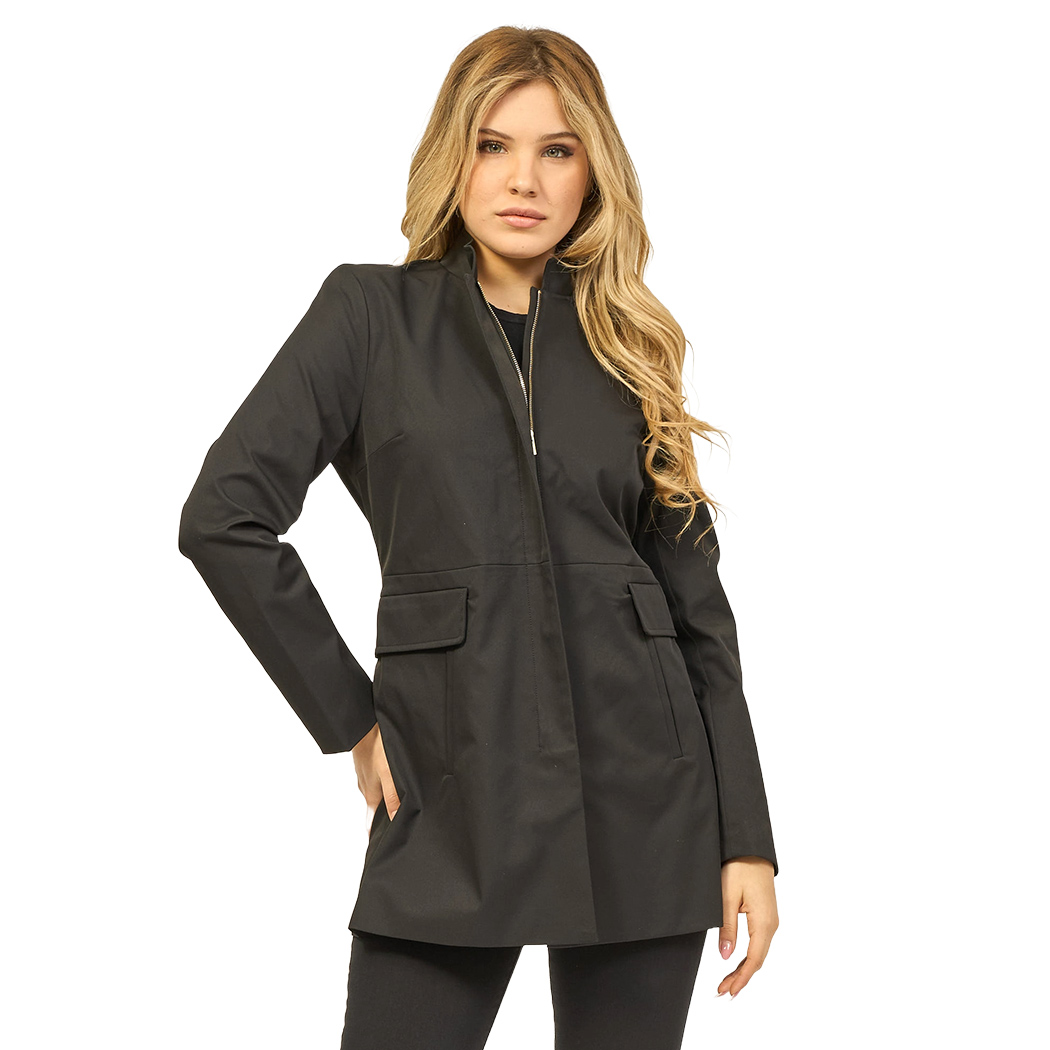 YES-ZEE CAPPOTTO ESTIVO DONNA FULL ZIP GIACCA GIUBBINO SFODERATO GIRL O425/KZ00