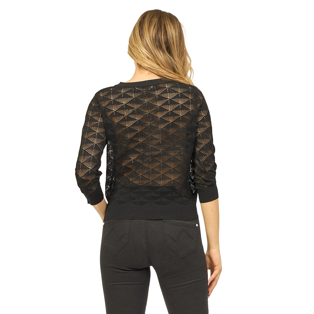 YES-ZEE MAGLIA GIROCOLLO MAGLIETTA VISCOSA FILO DONNA M437/BZ00