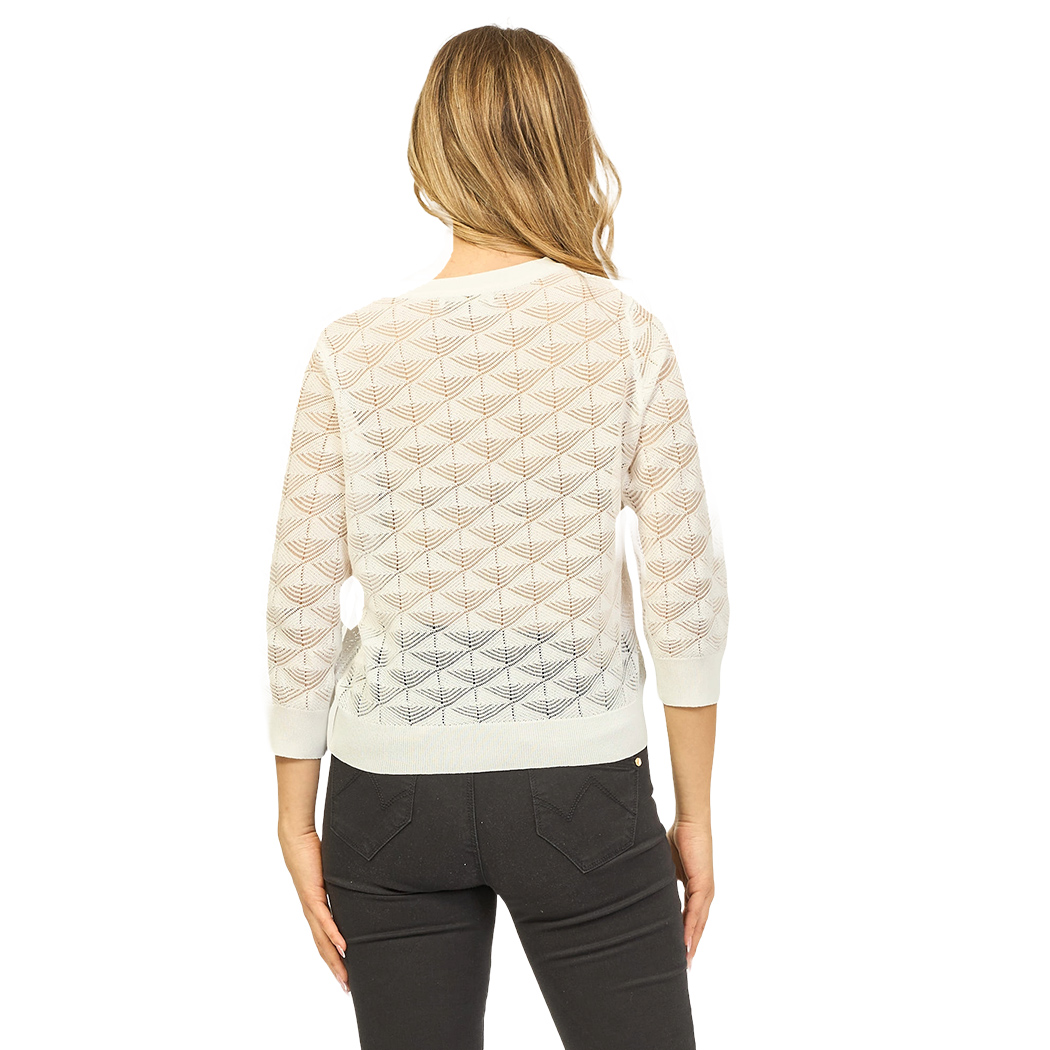 YES-ZEE MAGLIA GIROCOLLO MAGLIETTA VISCOSA FILO DONNA M437/BZ00