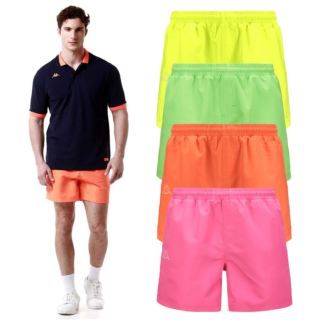 KAPPA LOGO FULTOMI COSTUME BAGNO UOMO MARE PISCINA NUOTO SPIAGGIA BOXER 331M4WW