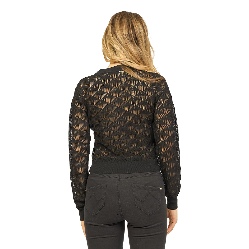 YES-ZEE MAGLIA DONNA CARDIGAN SCOLLO A V GIACCHINA GIRL VISCOSA FILO M438/BZ00