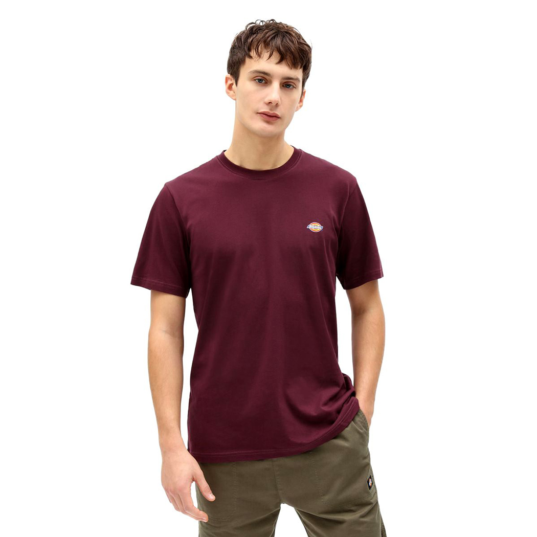 DICKIES MAGLIETTA T-SHIRT GIROCOLLO UOMO MAGLIA COTONE LOGO MAPLETON DK0A4XDB
