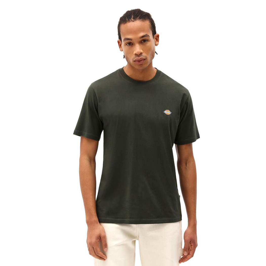 DICKIES MAGLIETTA T-SHIRT GIROCOLLO UOMO MAGLIA COTONE LOGO MAPLETON DK0A4XDB