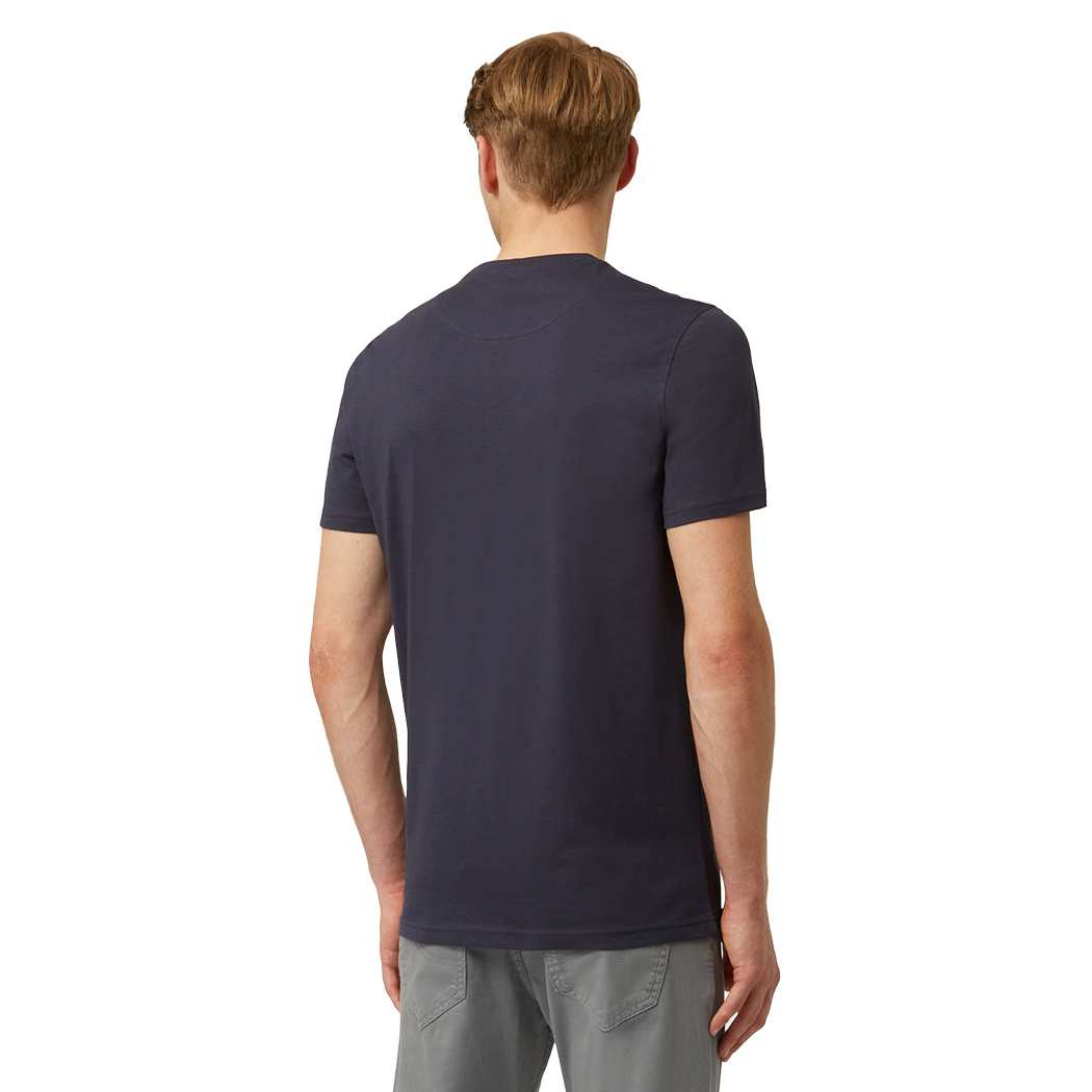 HARMONT E BLAINE T-SHIRT UOMO MAGLIA COTONE STRETCH LOGO RICAMATO IN1001