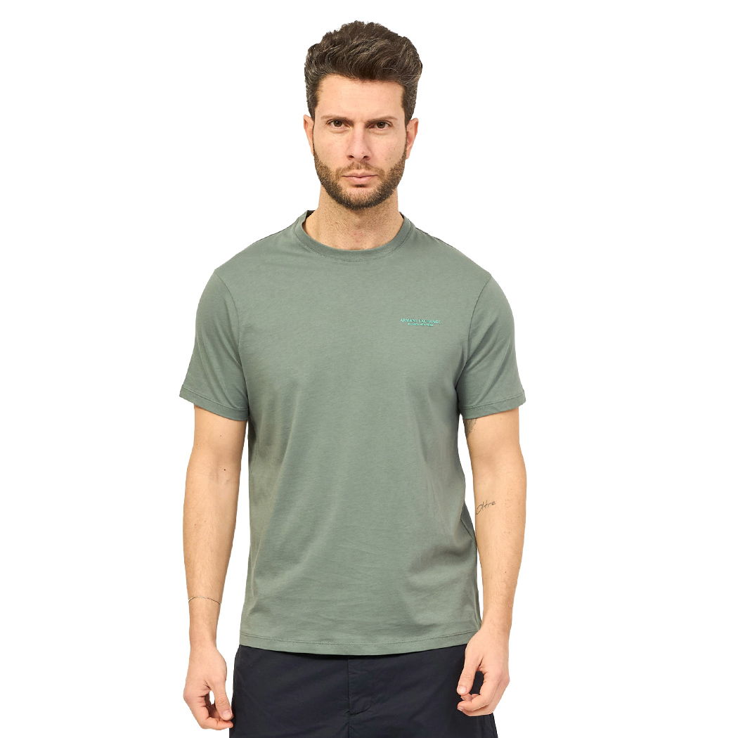 ARMANI EXCHANGE T-SHIRT REGULAR FIT JERSEY COTONE UOMO BOY LOGO MAN 8NZT91Z8H4Z