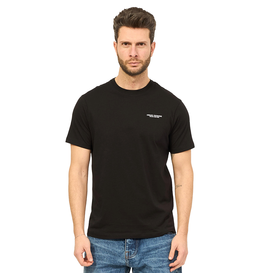 ARMANI EXCHANGE T-SHIRT REGULAR FIT JERSEY COTONE UOMO BOY LOGO MAN 8NZT91Z8H4Z